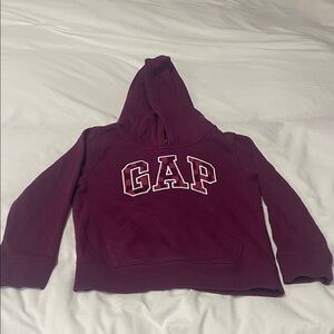 GAP Burgundy Hoodie with Logo size 5 years toddler